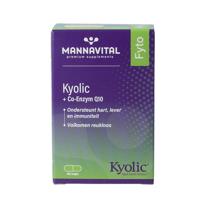 Mannavital Kyolic + co-enzym Q10 60.00 Capsules