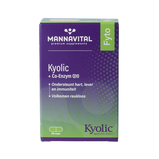 Mannavital Kyolic + co-enzym Q10 60 Capsules