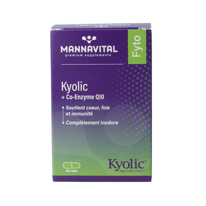Mannavital Kyolic + co-enzym Q10 60.00 Capsules