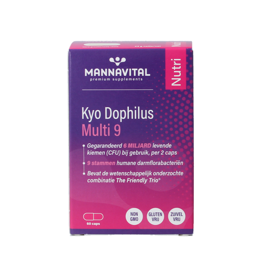 Mannavital Kyo dophilus multi 9 60 Capsules