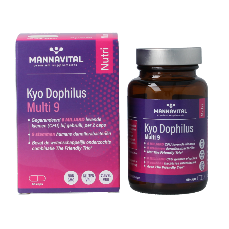 Mannavital Kyo dophilus multi 9 60 Capsules