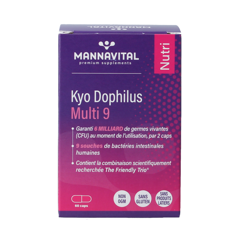 Mannavital Kyo dophilus multi 9 60 Capsules