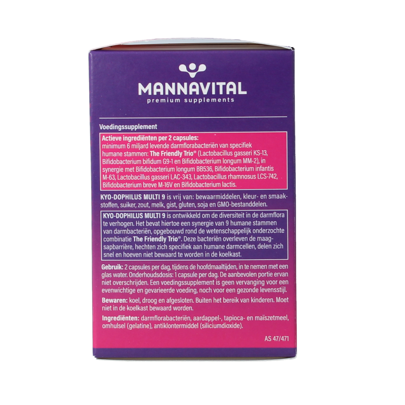 Mannavital Kyo dophilus multi 9 60 Capsules