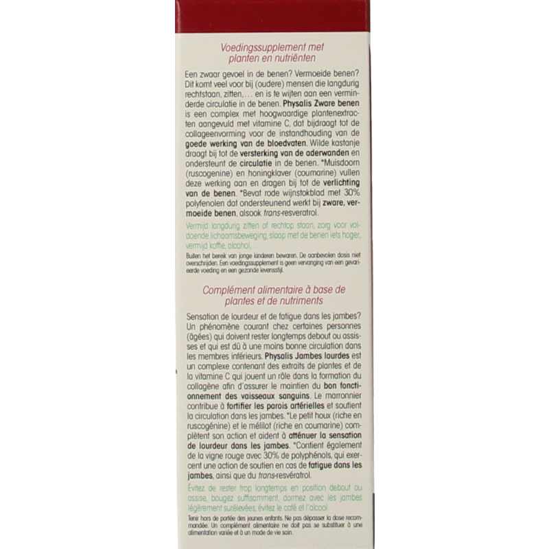 Physalis Zware benen 30 Tabletten