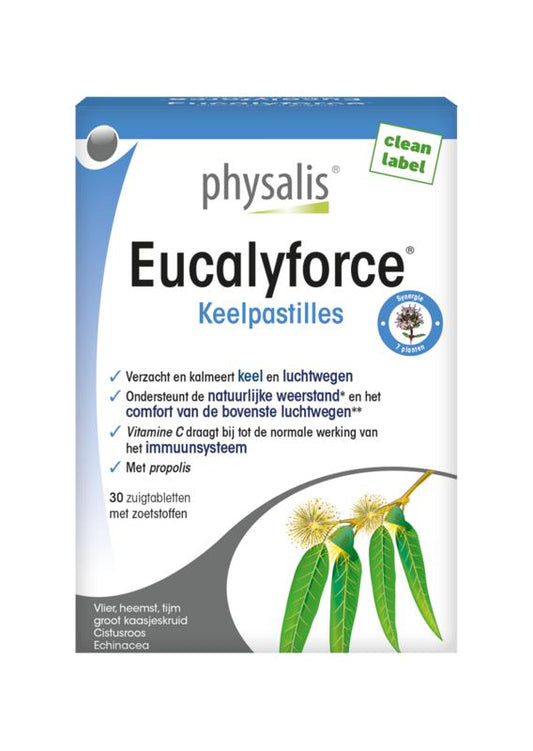 Physalis Eucalyforce keelpastille 30 Tabletten