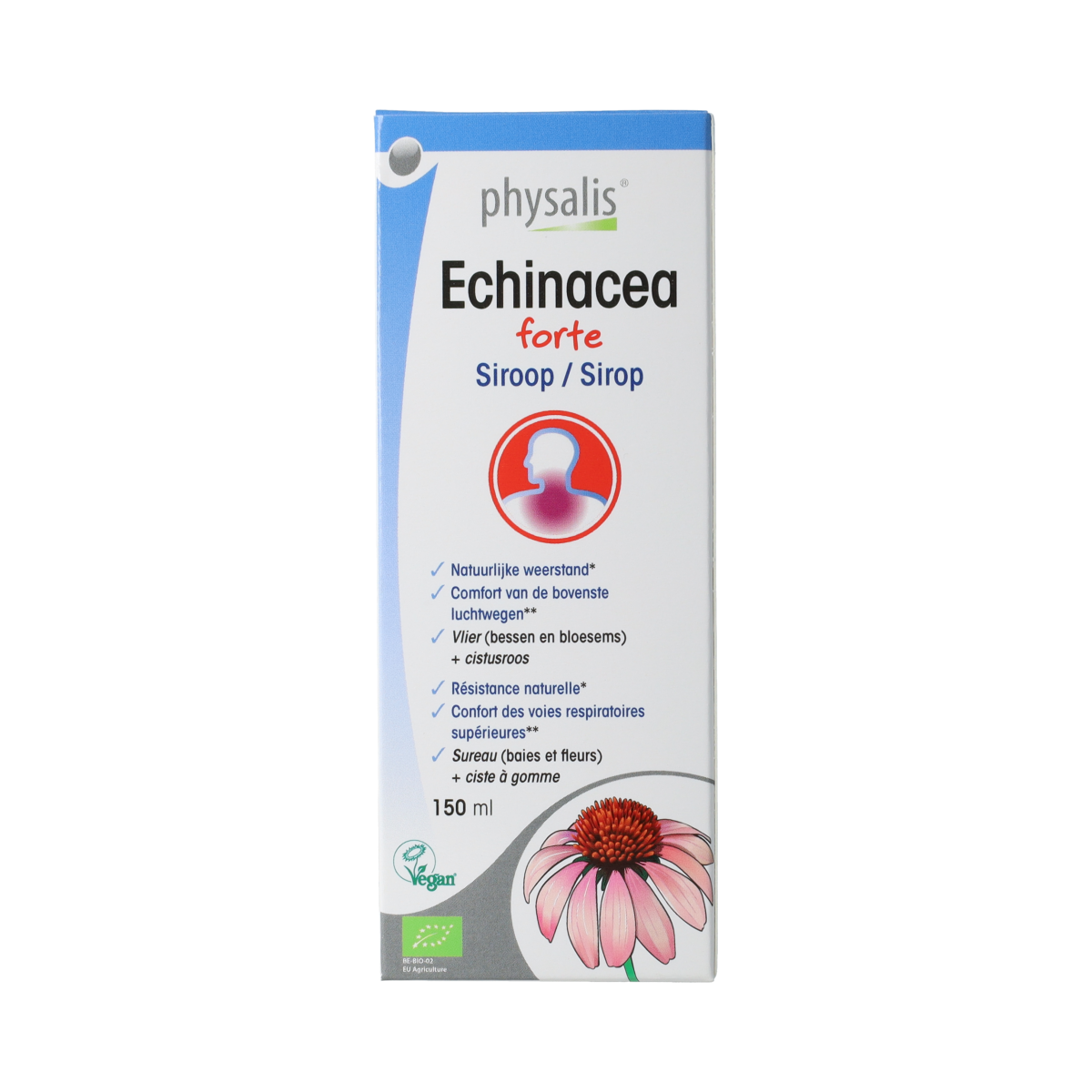 Physalis Echinacea forte siroop bio 150.00 Milliliter