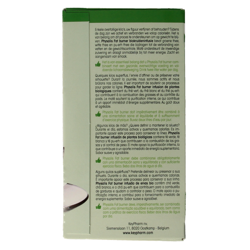 Physalis Fat burner thee bio 20 Zakjes