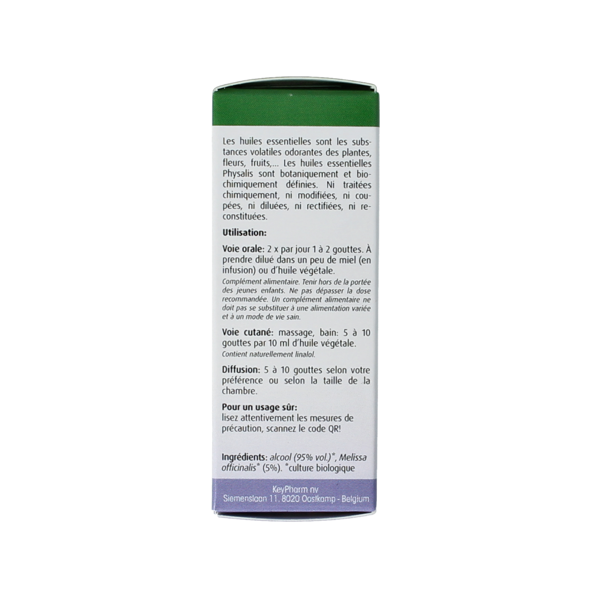 Physalis Citroenmelisse 5% bio 10 Milliliter