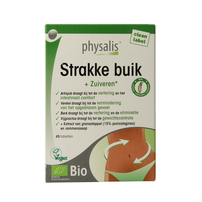 Physalis Strakke buik bio 45.00 Tabletten