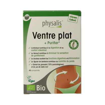 Physalis Strakke buik bio 45.00 Tabletten