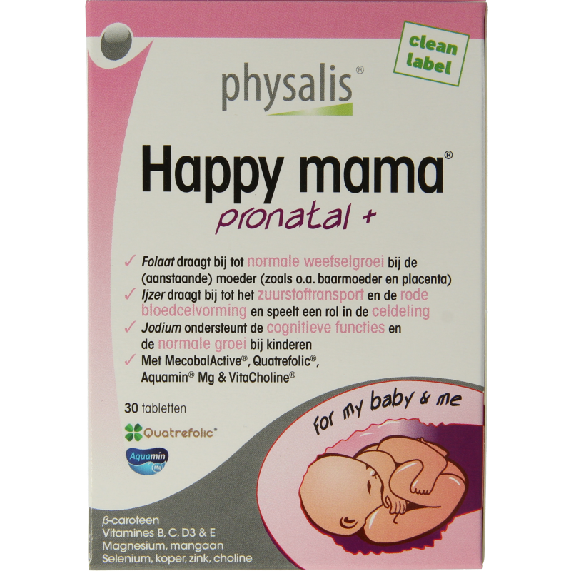 Physalis Pronatal + happy mama 30 Tabletten