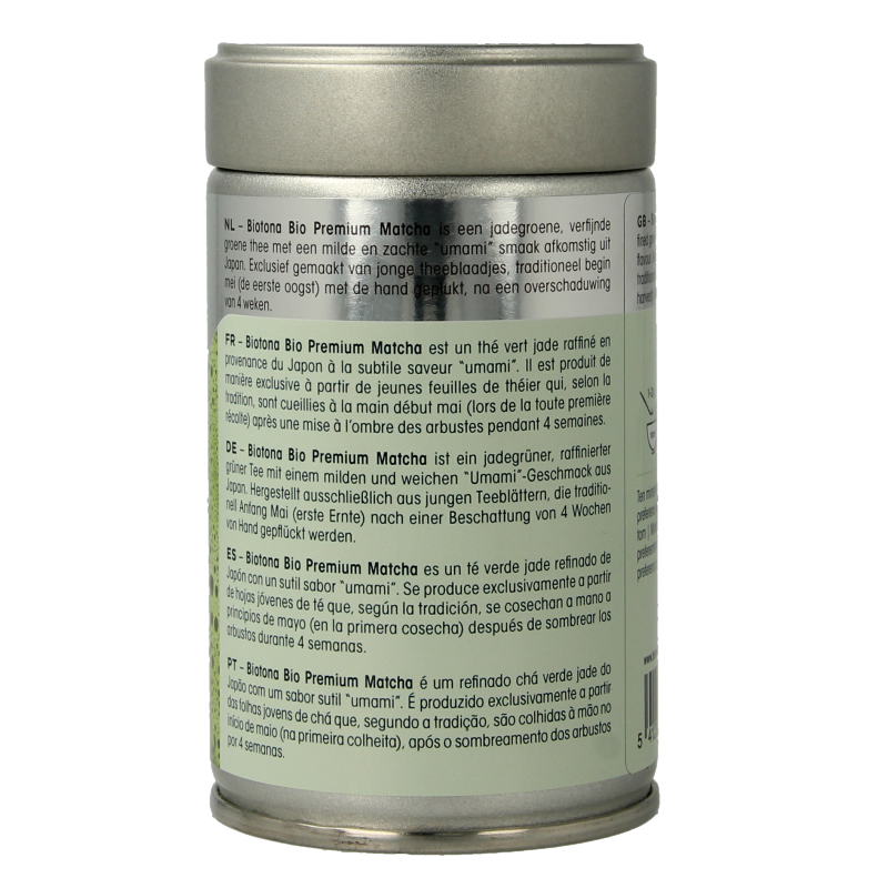 Biotona Premium matcha tea bio 80 Gram
