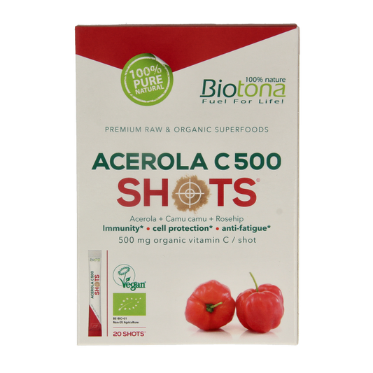 Biotona Acerola C 500 shots 2.2 gram bio 20 Stuks