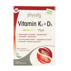 Physalis Vitamine K2 + D3 60 Tabletten