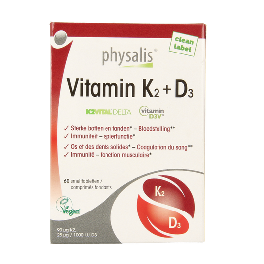 Physalis Vitamine K2 + D3 60 Tabletten