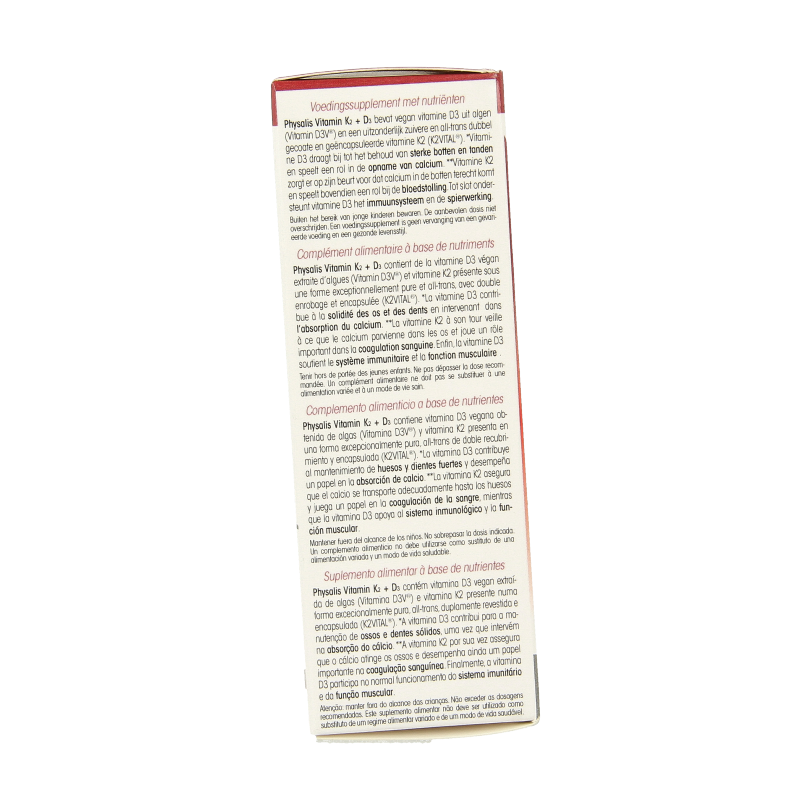 Physalis Vitamine K2 + D3 60 Tabletten