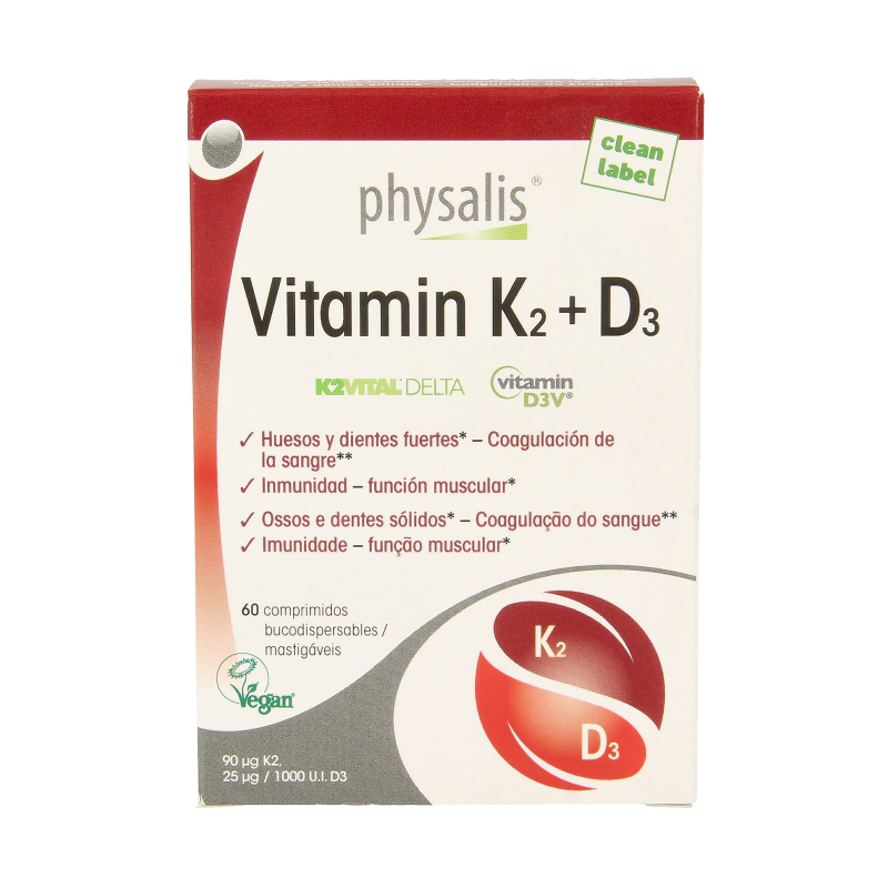 Physalis Vitamine K2 + D3 60 Tabletten