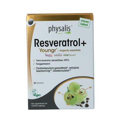 Physalis Resveratrol + vegan 30.00 Tabletten