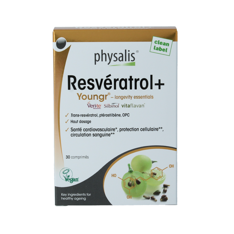 Physalis Resveratrol + vegan 30 Tabletten