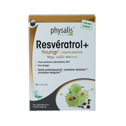 Physalis Resveratrol + vegan 30.00 Tabletten