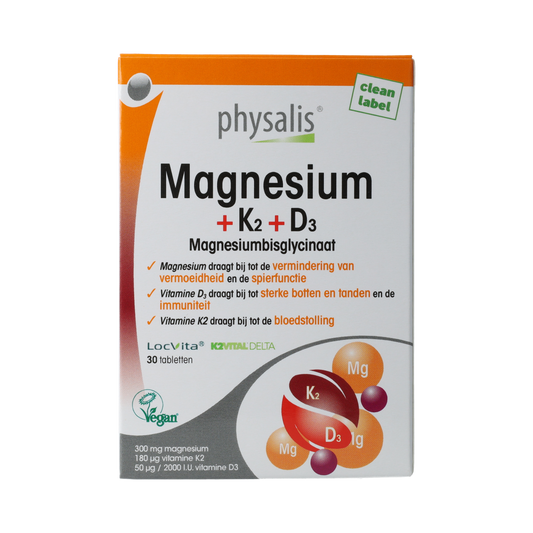 Physalis Magnesium + K2 + D3 30.00 Tabletten