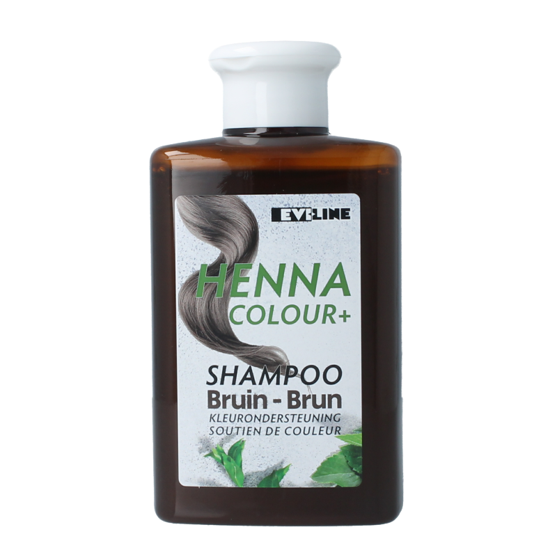 Henna Cure & Care Shampoo colour + bruin 300 Milliliter