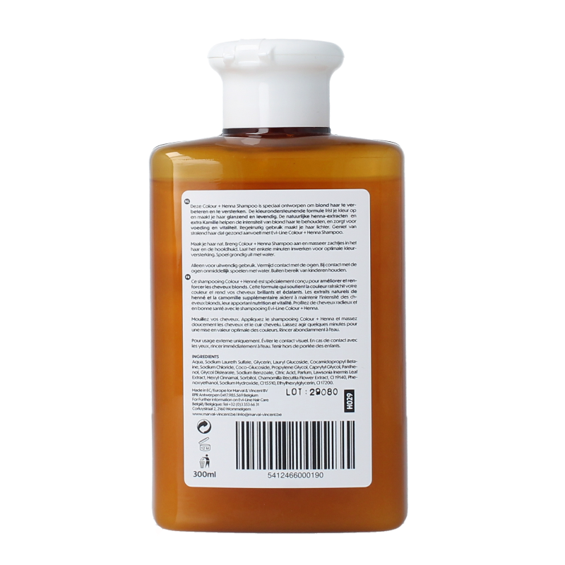 Henna Cure & Care Shampoo colour + blond 300 Milliliter