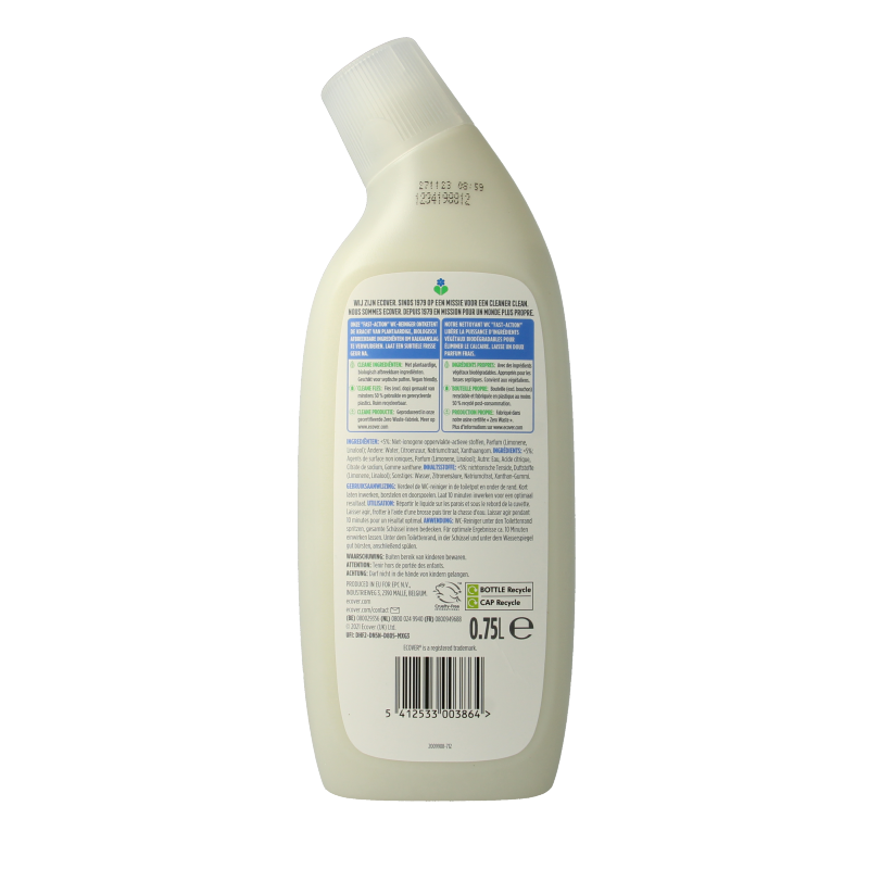Ecover WC reiniger zeebries & salie 750 Milliliter