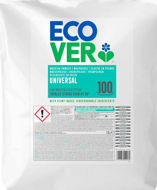 Ecover Waspoeder wit/universal 7500 Gram