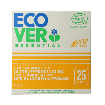 Ecover Essential vaatwastabletten 25.00 Stuks