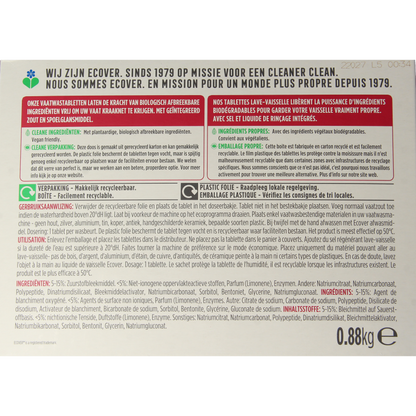Ecover Vaatwastabletten all-in-1 44 Tabletten