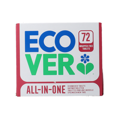 Ecover Vaatwasmachine tabletten all-in-one 72.00 Stuks