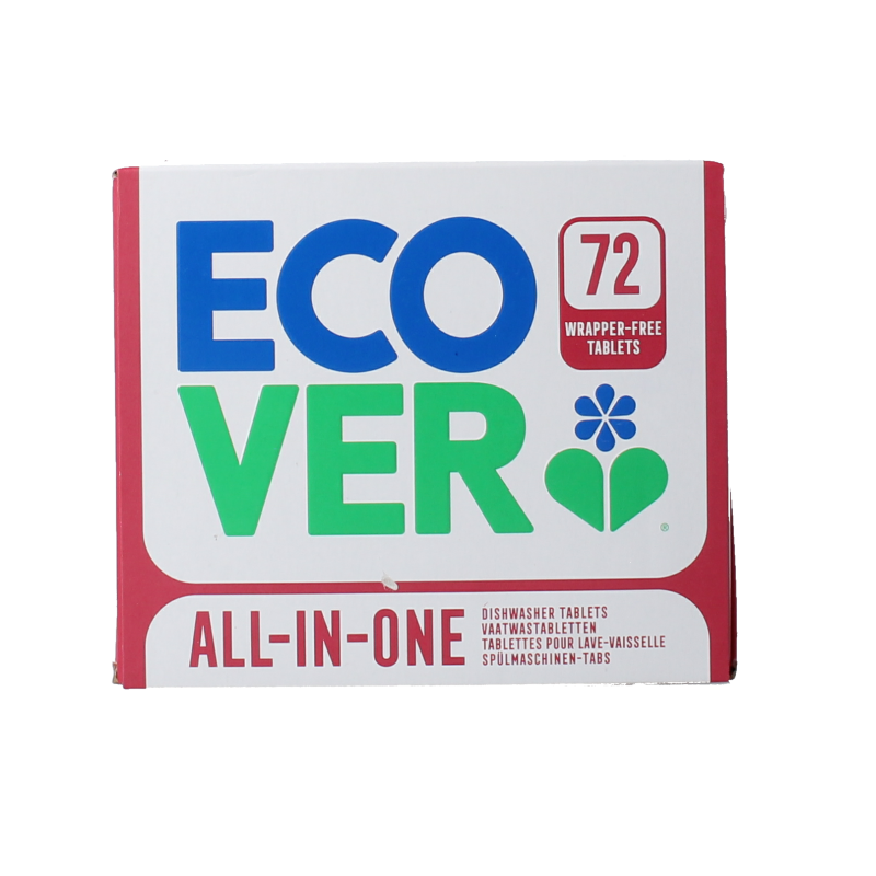 Ecover Vaatwasmachine tabletten all-in-one 72 Stuks