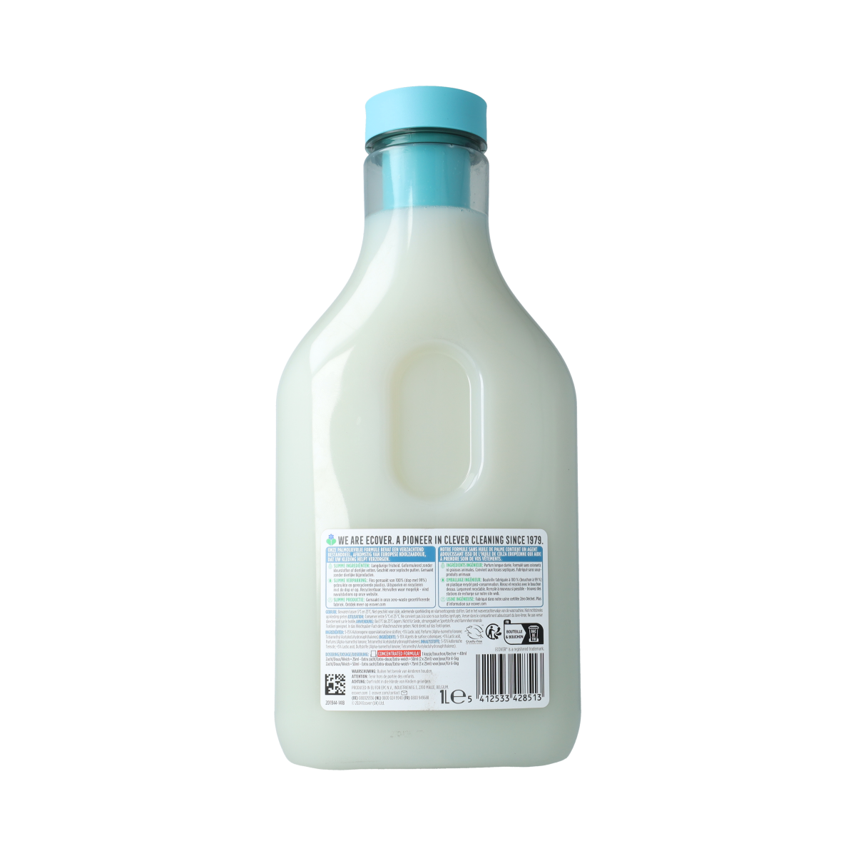 Ecover Wasverzachter concentrate Rose & bergamot 1.00 Liter