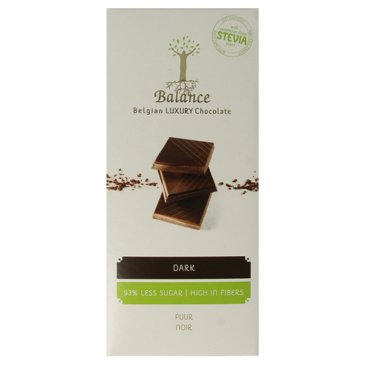 Balance Choco stevia tablet luxury puur 85 Gram