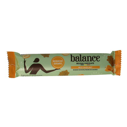 Balance Choco stevia reep melk hazelnoot 35.00 Gram