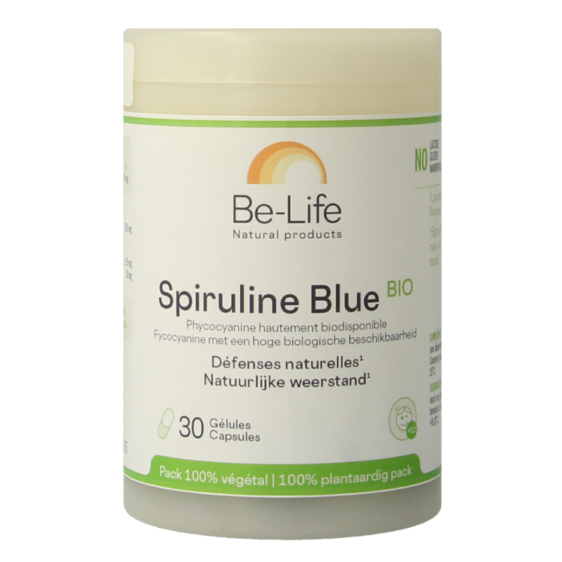 Be-Life Blauwe spirulina bio 30 Capsules