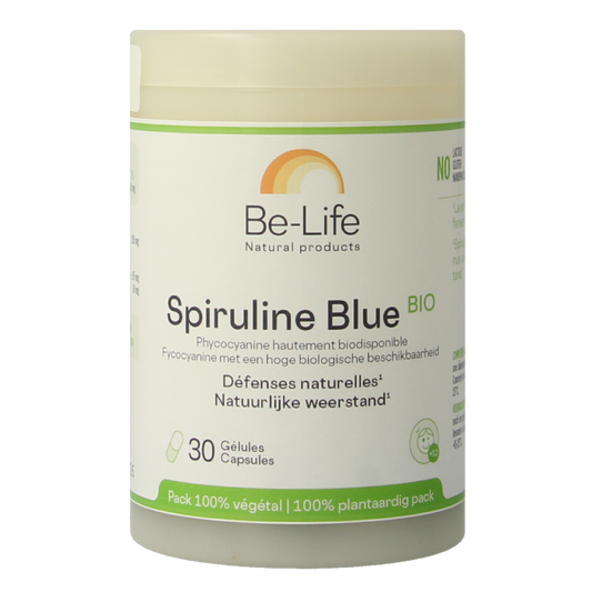 Be-Life Blauwe spirulina bio 30 Capsules