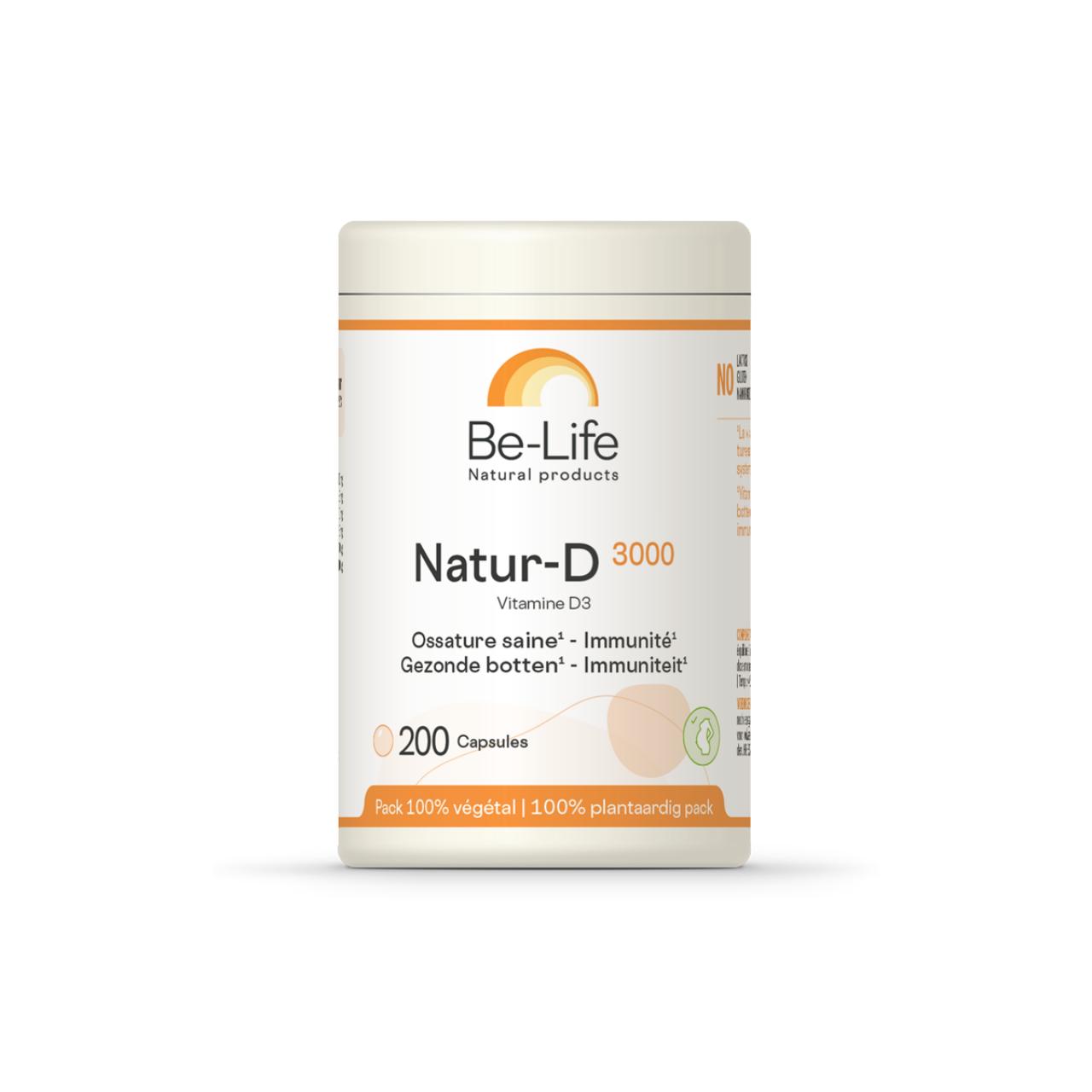 Be-Life Natur-D 3000 200 Capsules