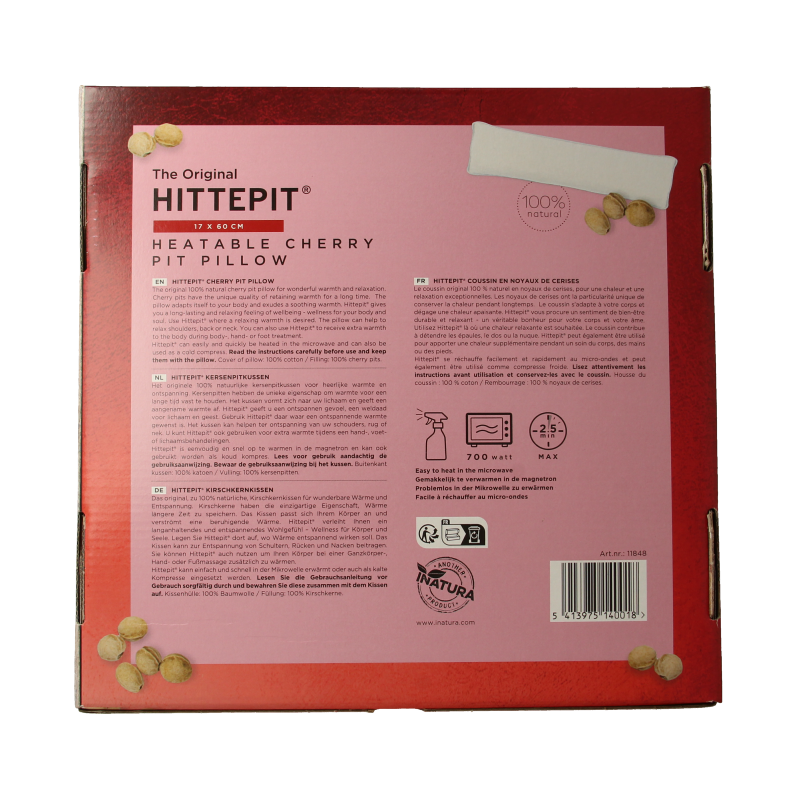 Hittepit Rechthoek kersenpit 1 Stuks