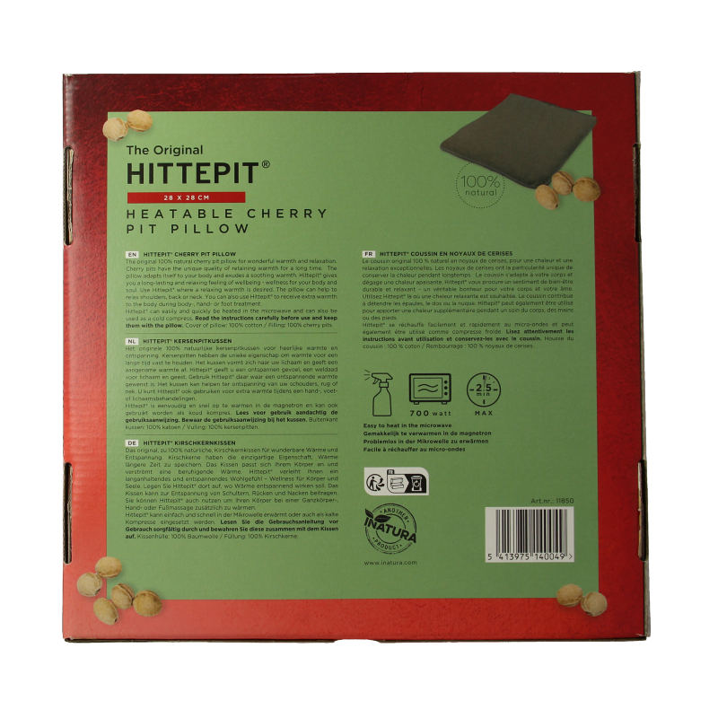 Hittepit Vierkant kersenpit eco 1 Stuks