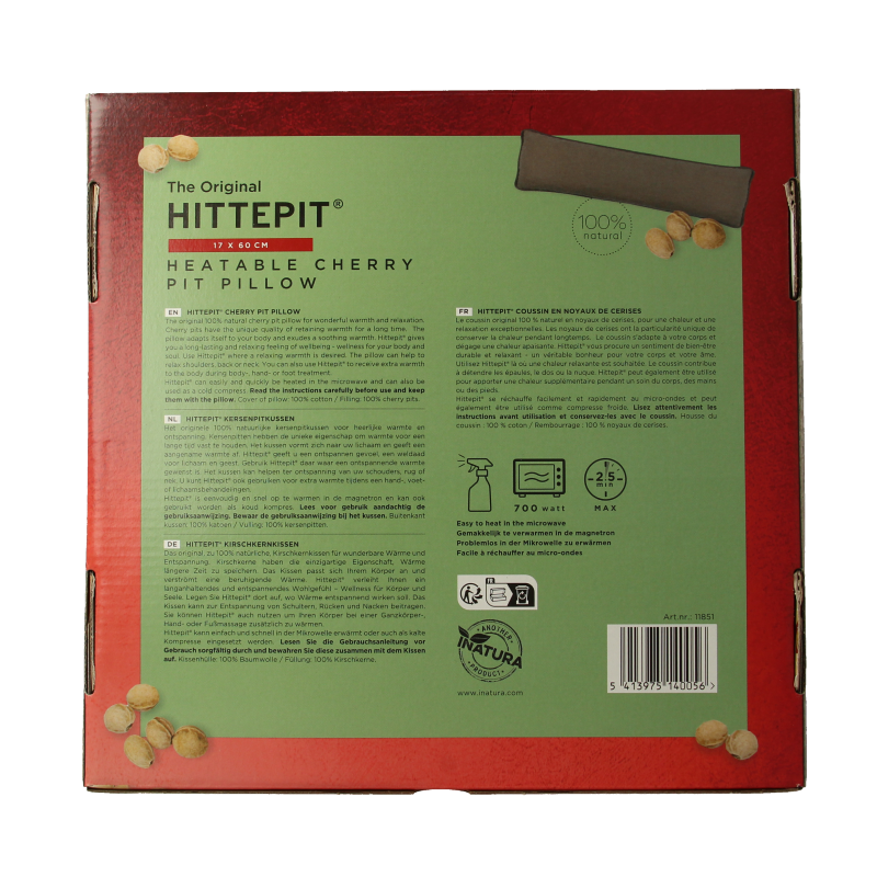 Hittepit Rechthoek kersenpit eco 1 Stuks