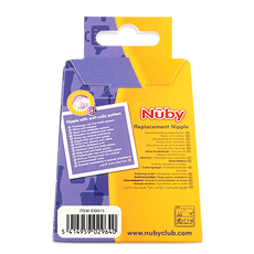 Nuby Replacement nipple slow flow 2 Stuks