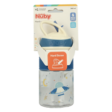 Nuby 2-in-1 Beker tuit hard 360ml 3 jaar assorti 1.00 Stuks