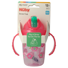 Nuby Antilekbeker flip-it met handvaten 1 Stuks
