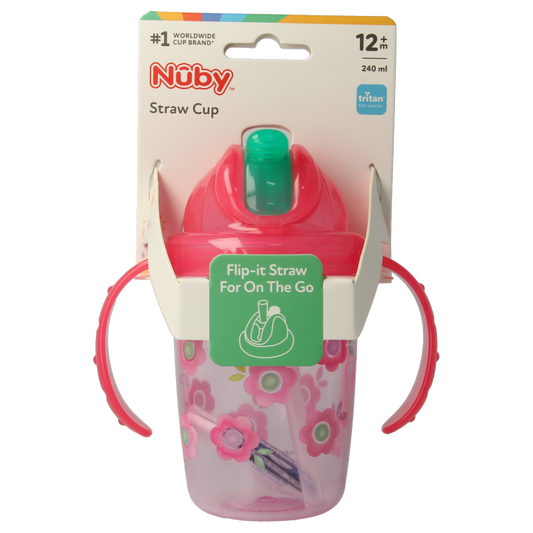 Nuby Antilekbeker flip-it met handvaten 1 Stuks