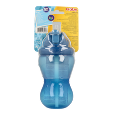 Nuby Flip it 360ml 12+ maanden blauw 1 Stuks