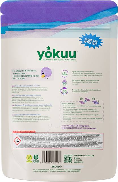Yokuu Vaatwastabletten 30.00 Stuks