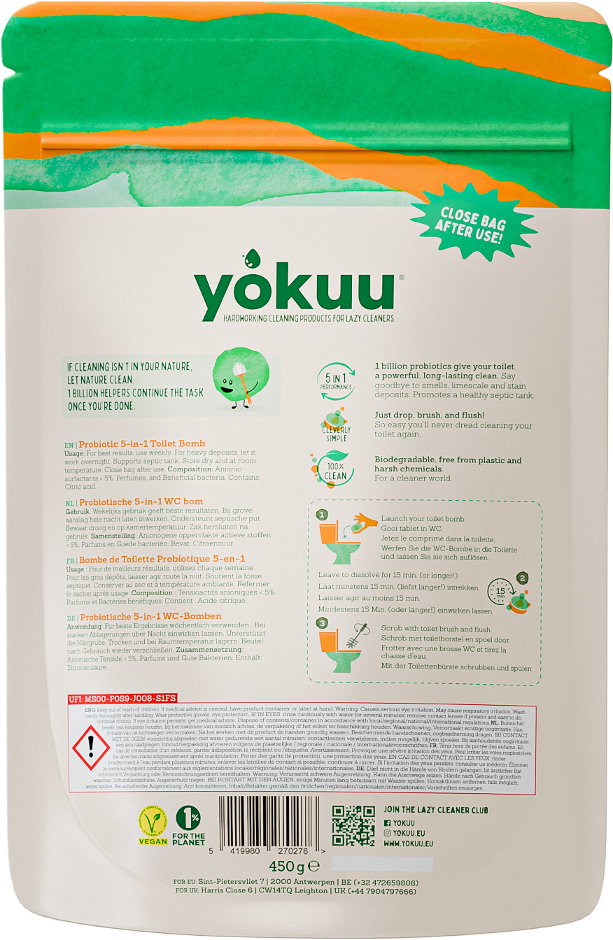 Yokuu Toilet bomb probiotic 30 Tabletten