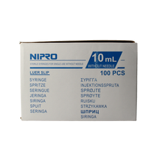 Nipro Injectiespuit luer 10ml 3-delig 100.00 Stuks